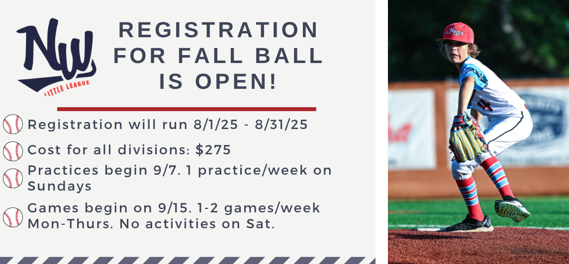 Fall Ball is open!