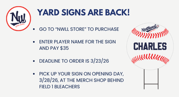 NWLL yard signs